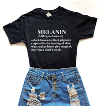 Load image into Gallery viewer, Melanin Definition - Women&#39;s T Shirt - Soveeva
