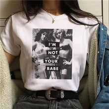 Load image into Gallery viewer, I&#39;m Not Your Babe / Fight Like a Girl / Feminist - Women&#39;s T Shirt (3 Styles) - Soveeva
