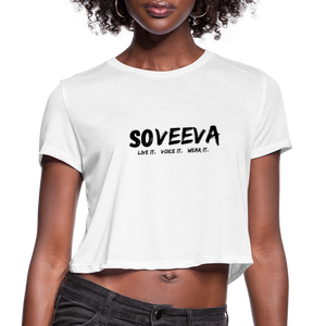 Soveeva 'Live it, Voice it, Wear it' | Cropped T-Shirt - Soveeva