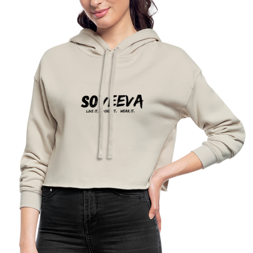 Soveeva 'Live it, Voice it, Wear it' | Cropped Hoodie - Soveeva