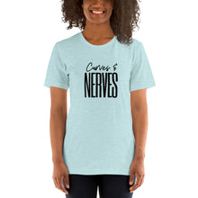 Load image into Gallery viewer, Curves &amp; Nerves Unisex T-Shirt - Soveeva
