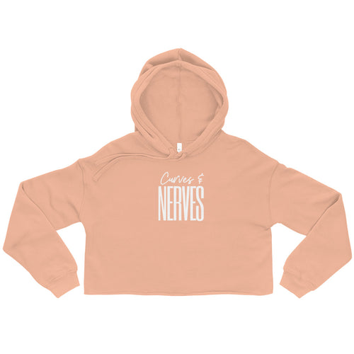 Curves & Nerves Crop Hoodie - Soveeva